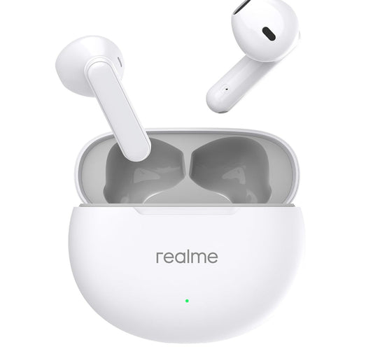 سماعات Realme T01 باللون الأبيض