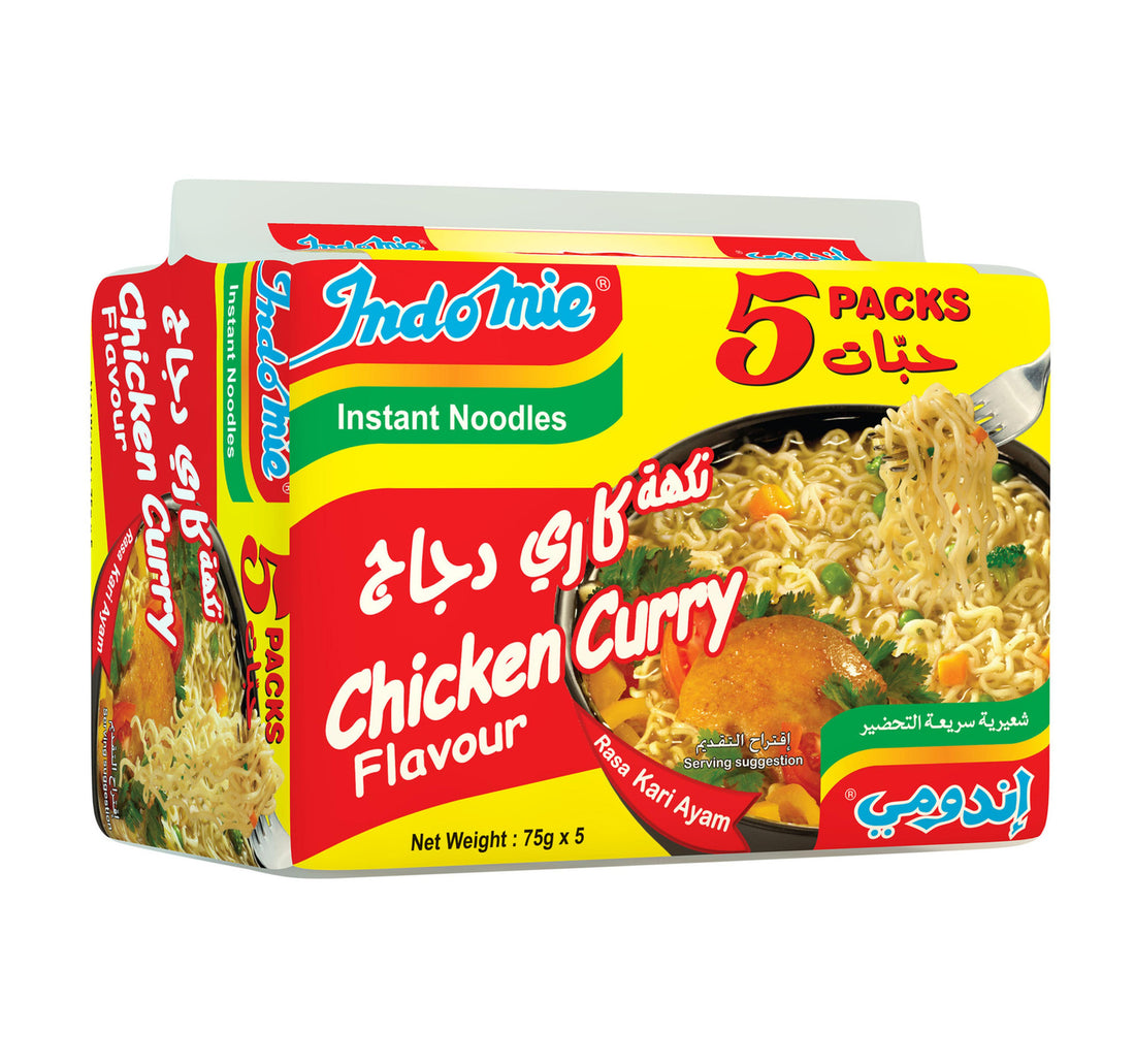 Indomie Instant Noodles Chicken Curry Flavour 5 x 75 g