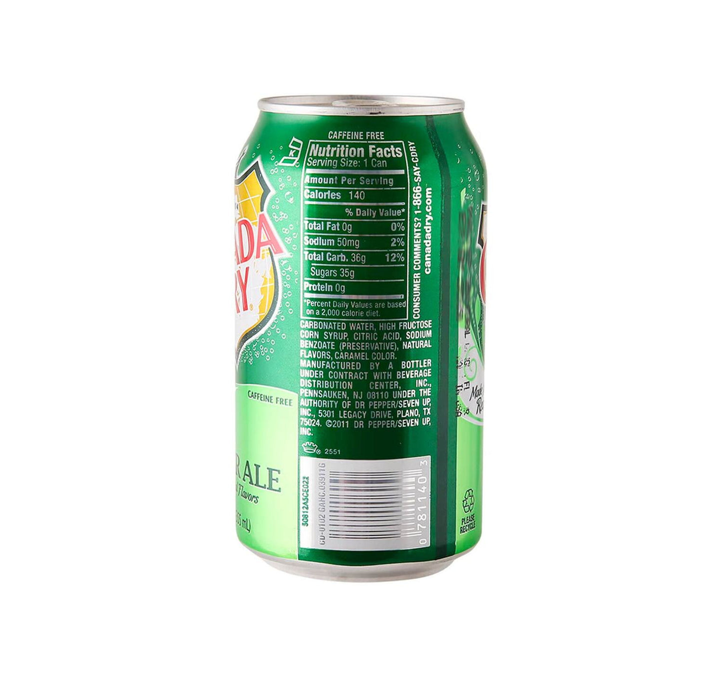 Canada Dry Ginger Ale 355 ml