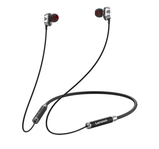 Lenovo HE06 Neckband Earphone Black