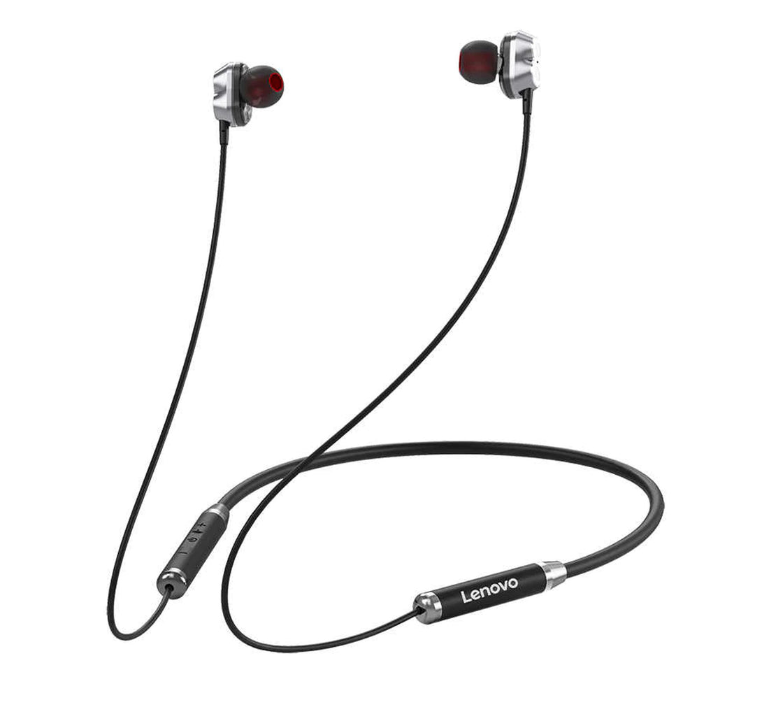 Lenovo HE06 Neckband Earphone Black
