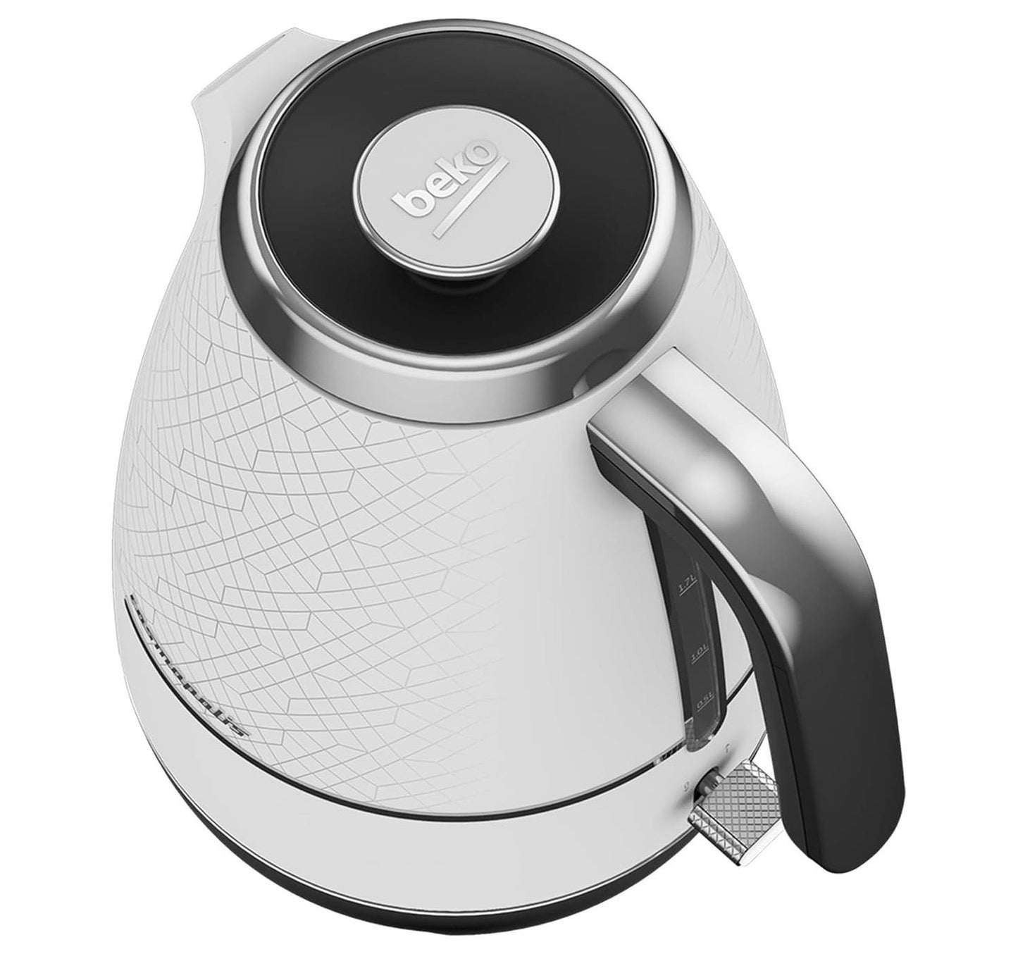 Beko Cosmopolis Dome Kettle, 1.7 L, 3000 W, White, WKM8307CR