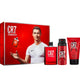 Cristiano Ronaldo CR7 Red Eau de Toilette For Men,100 ml + Body Spray 150 ml + Shower Gel 150 ml