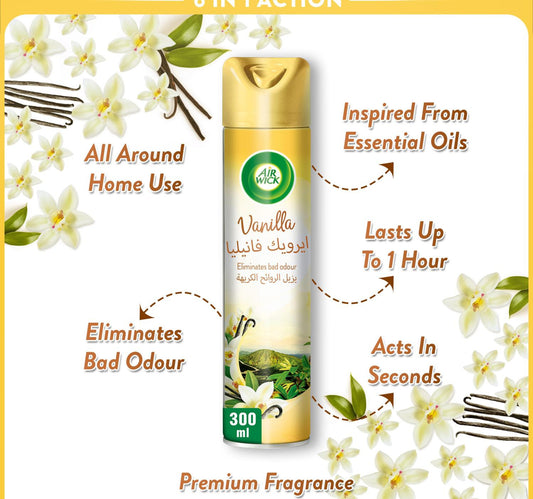 Air Wick Aerosol Vanilla Scent 300 ml