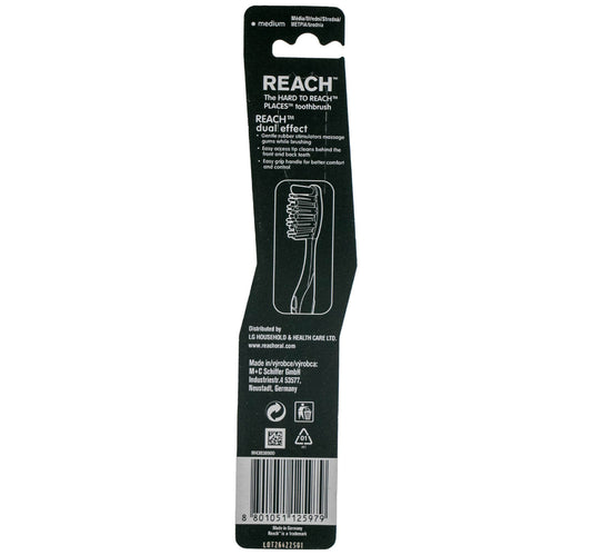 Reach Dual Effect Medium Toothbrush 1 pc