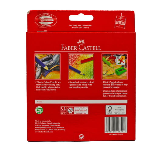Faber-Castell Classic Colour Pencils 24pcs 115854