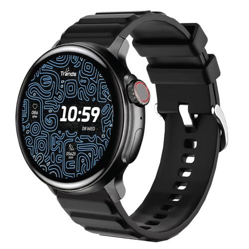 Trands Bluetooth Smartwatch, 1.39 inches TFT Display, Black, TR-SW190 Lulu Hypermarket