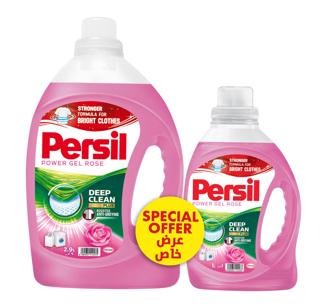 Persil Deep Clean Power Gel Rose 2.9 Litres + 1 Litre