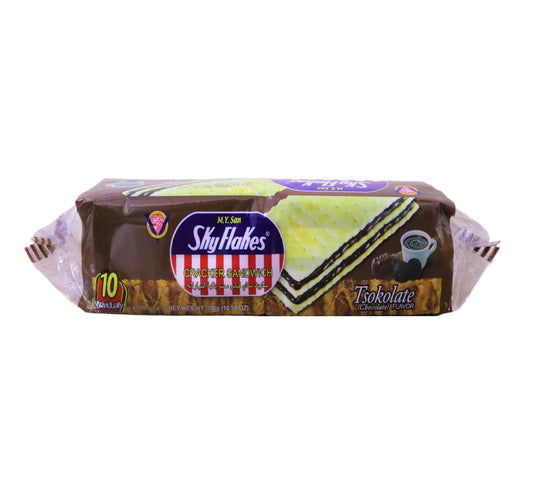 M.Y. San Skyflakes Tsokolate Cracker Sandwich (Chocolate) 300 g
