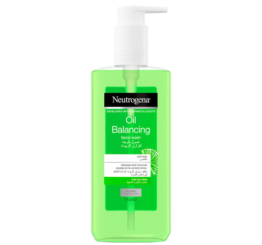 Neutrogena Oil Balancing Facial Wash with Lime For Oily Skin 200 ml