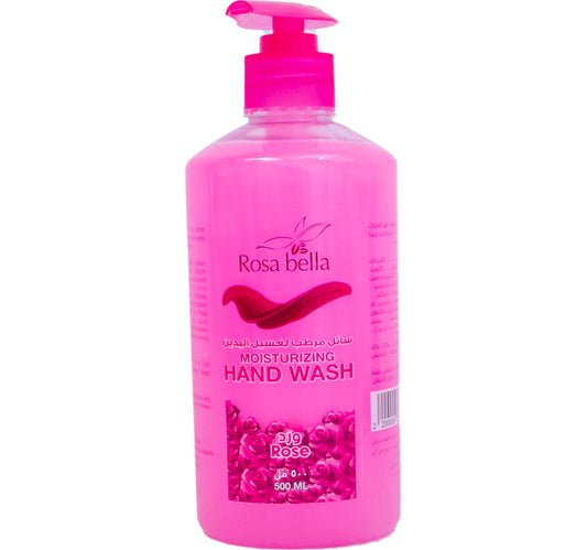 غسول اليدين روزا بيلا المرطب بالورد 500 مل