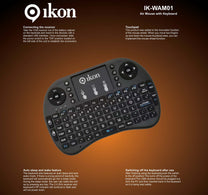 Ikon Wireless AirMousWith KeyBord-IK-WAM01