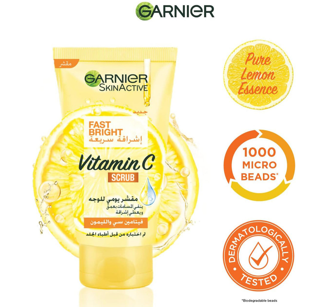 Garnier Skin Active Fast Bright Vitamin C Scrub 150 ml
