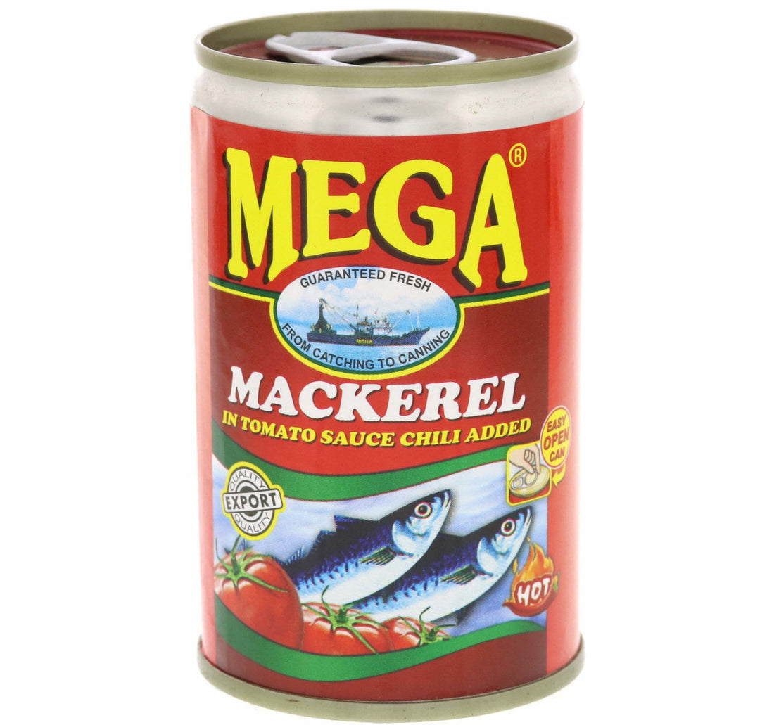 سمك الماكريل الضخم في صلصة الطماطم مع إضافة الفلفل الحار 155 جرام