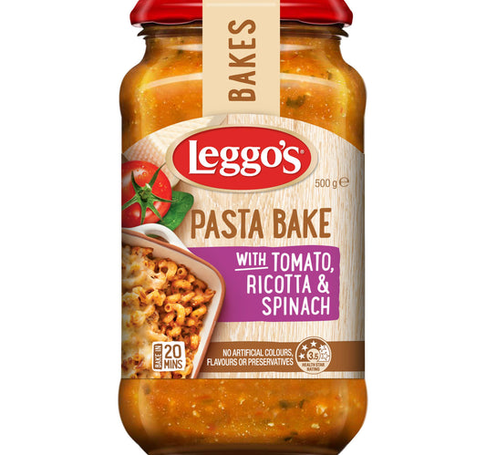 Leggo's Pasta Bake With Tomato Ricotta And Spinach 500 g