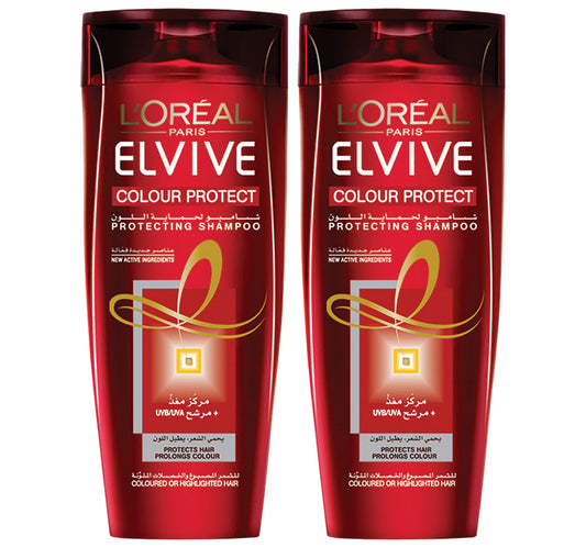 لوريال باريس إلفيف شامبو لحماية اللون عبوة اقتصادية 2 × 400 مل