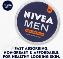 Nivea Men Fairness Creme Moisturising Cream for Face Body & Hands 150 ml