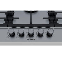 Bosch Series 6 Gas Hob 90 cm, Stainless Steel, PCQ9B5O90M