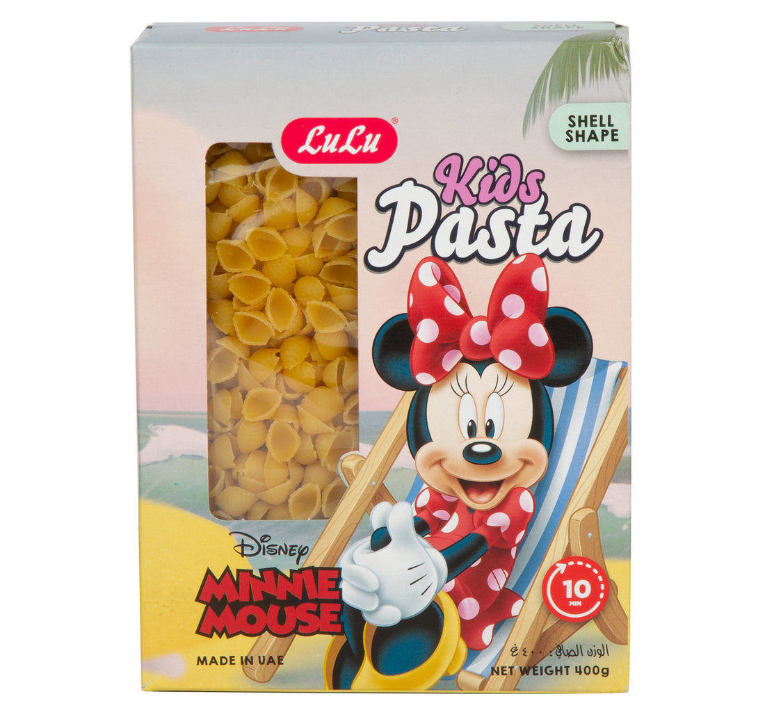 LuLu Minnie Mouse Shell Kids Pasta 400 g