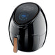 Kenwood Air Fryer 5.5 Litre, only 1 oil spoon, HFP50, Touch Screen Display, Black/ Rose Gold, 1 Years Warranty