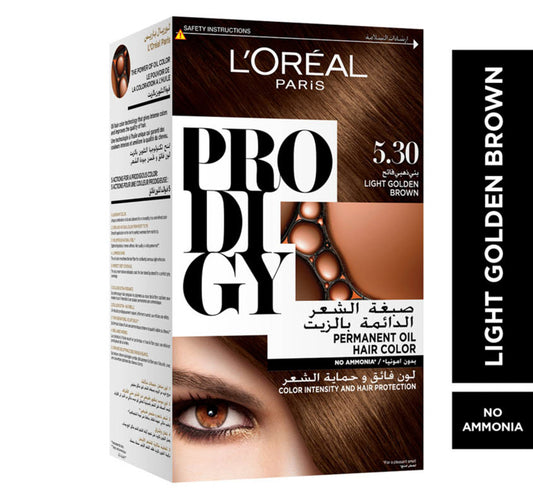 L'Oreal Paris Prodigy Hair Color 5.30 Light Golden Brown 1 pkt