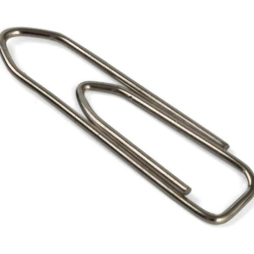 Maxi Paper Clips, 25mm, 100 pcs, Silver, PC25