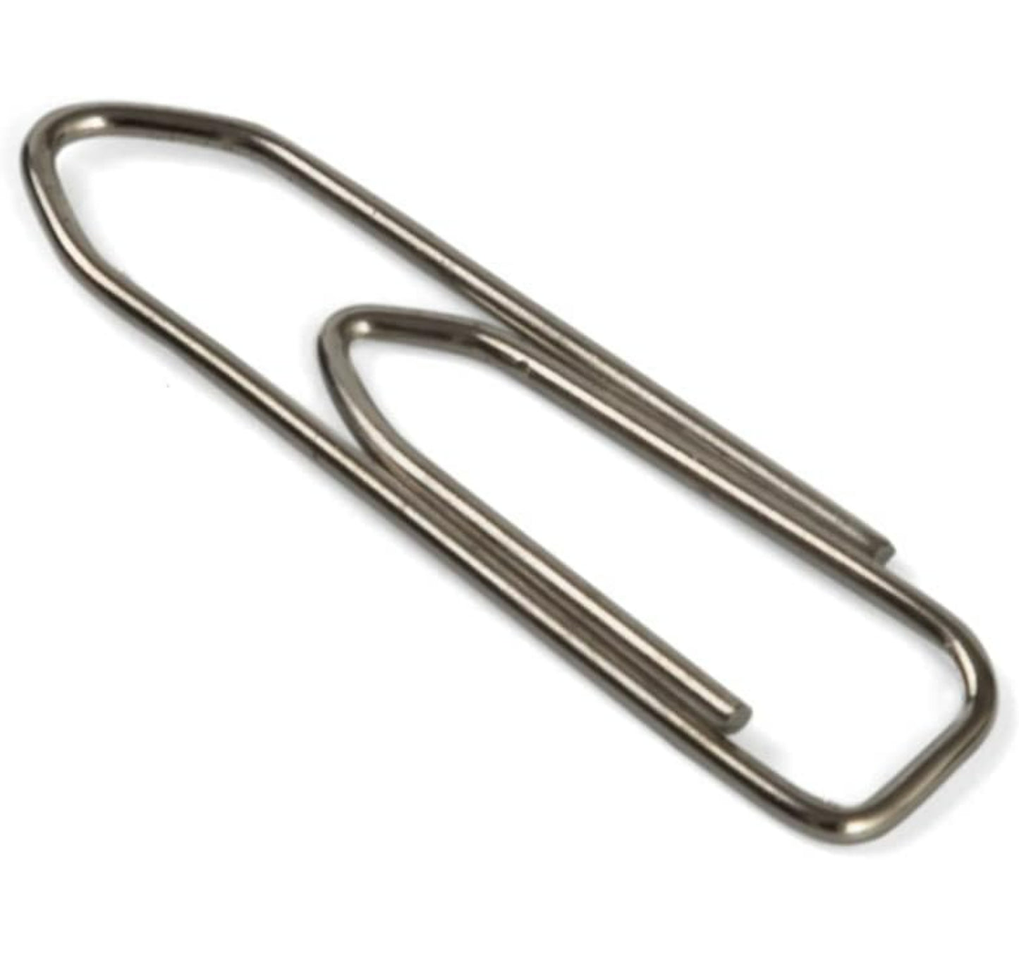 Maxi Paper Clips, 25mm, 100 pcs, Silver, PC25