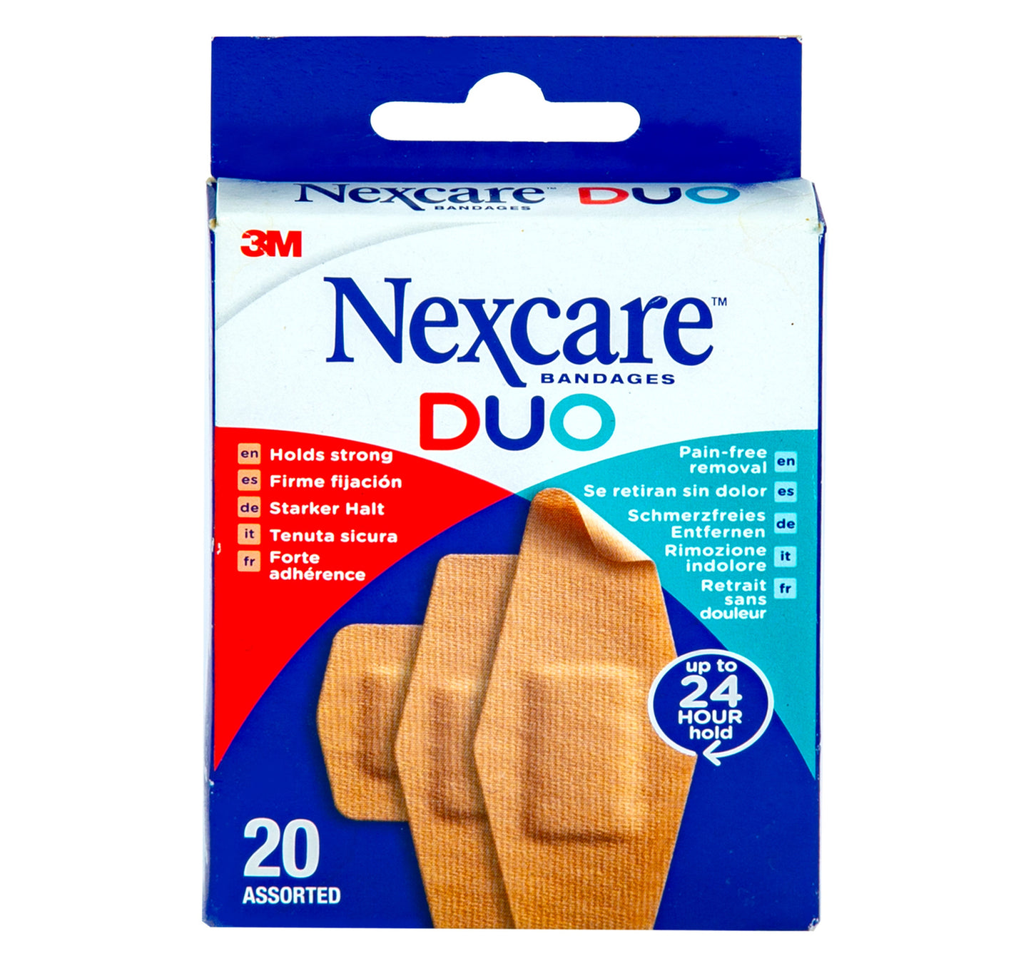 Nexcare 3M Duo Bandage Assorted 20 pcs