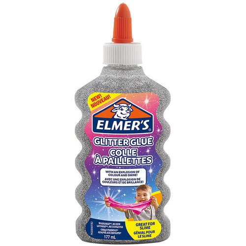 Elmer's Glitter Glue 177ml Silver