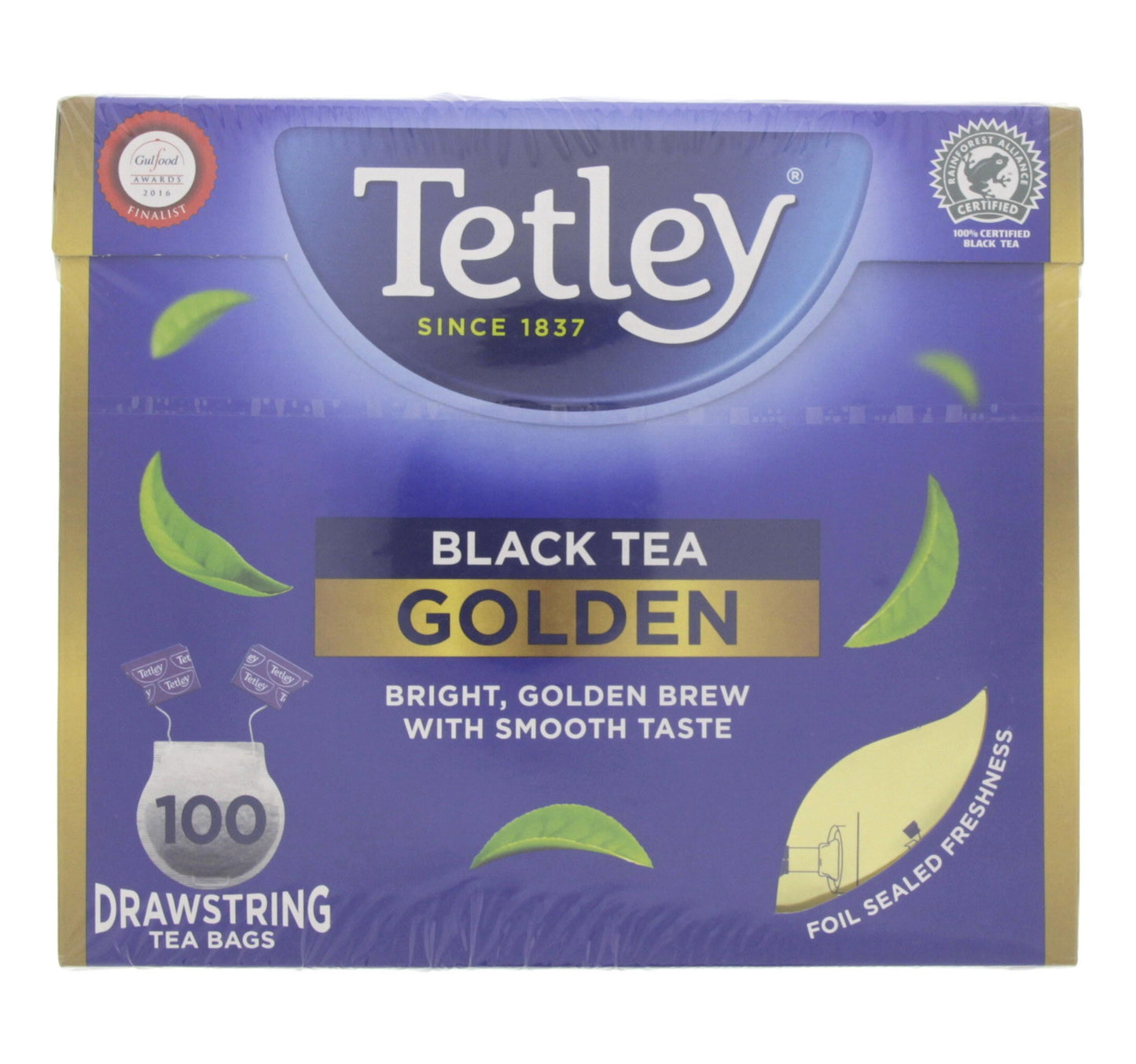 Tetley Black Tea Golden Drawstring Teabags 100pcs