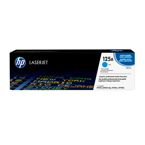 خرطوشة حبر أصلية HP 125A Advantage (CB541A)، لون سماوي