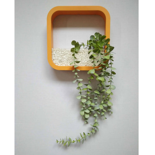 Maple Leaf Wall Hanging With Artificial plant SY08 22.3x22.3x5cm