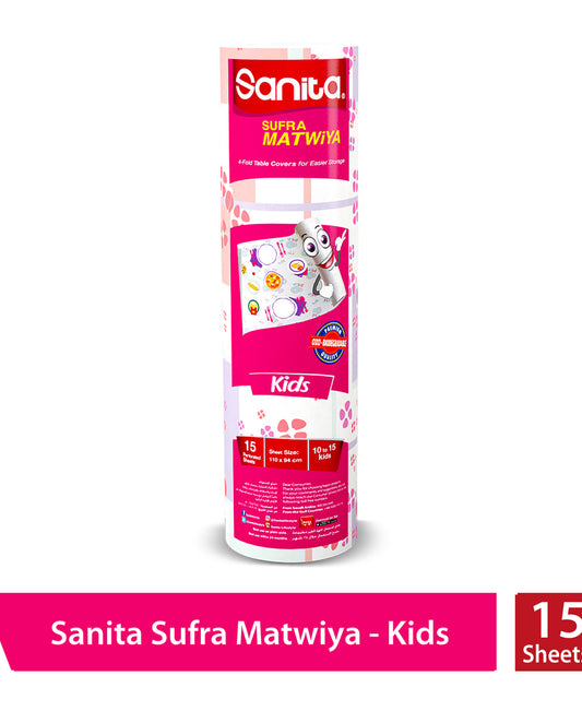 Sanita Sufra Matwiya Table Cover Kids Size 110 x 94cm 15 pcs
