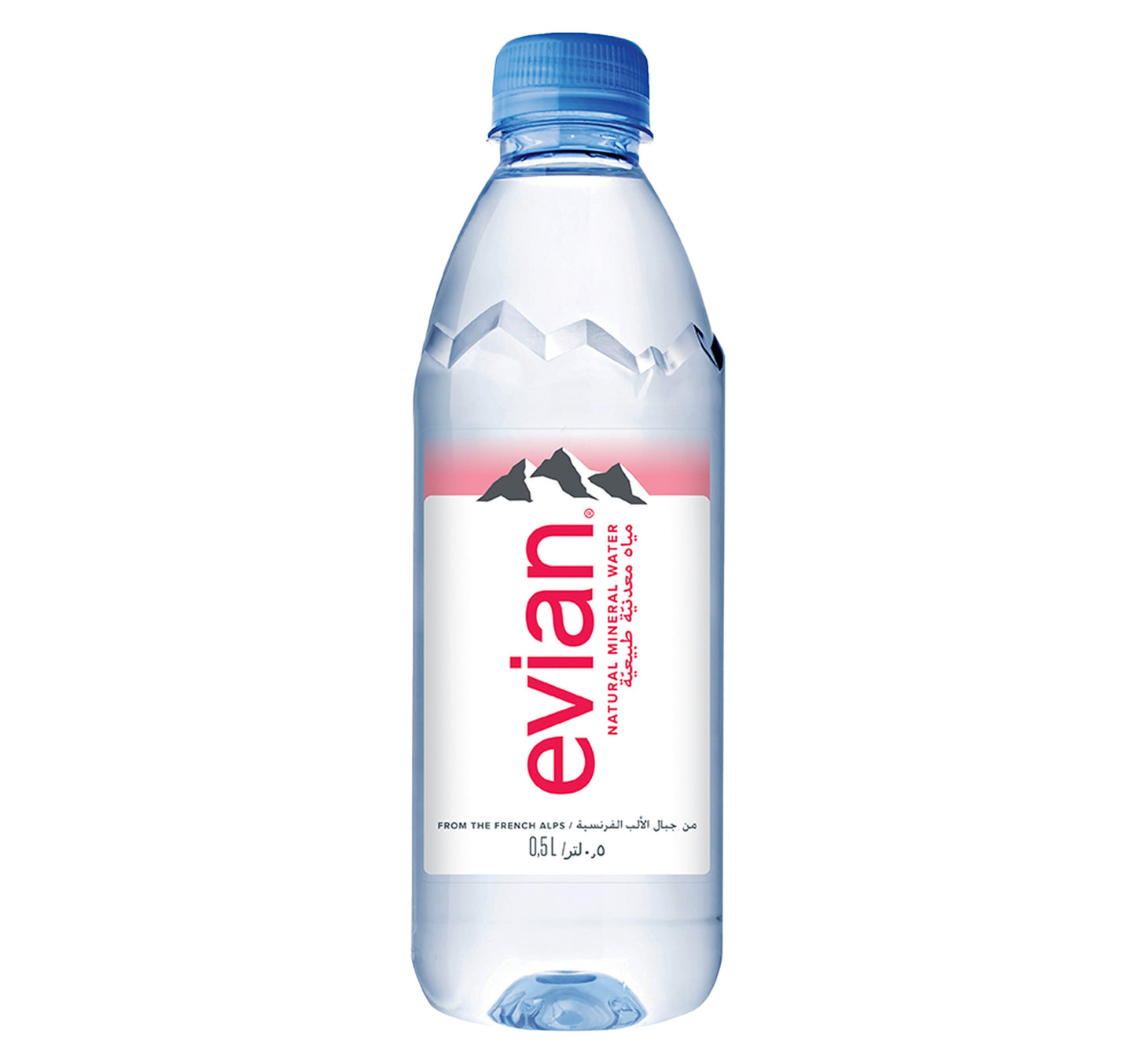 Evian Natural Mineral Water 6 x 500 ml