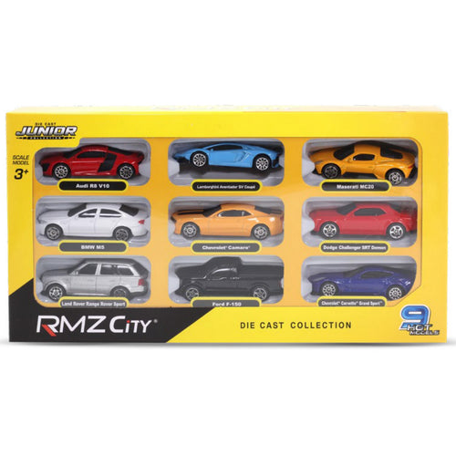 Skid Fusion Die Cast Car Set, 9 pcs, 344100S-9G(H)