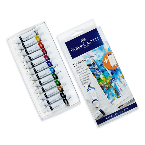 ألوان أكريليك فابر كاستل 12 لونًا 379012