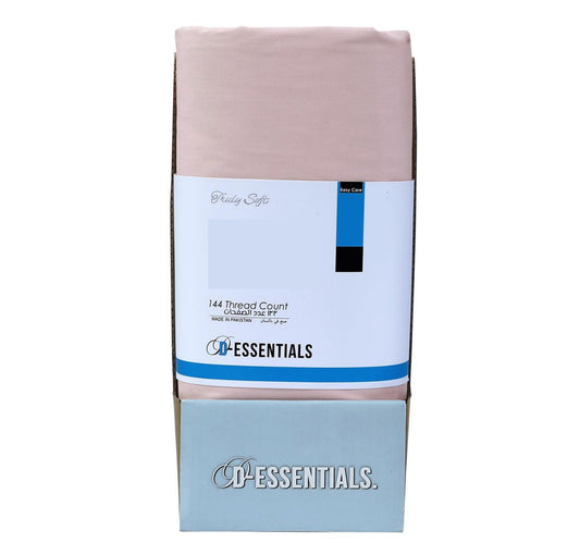 Decora D-Essentials Solid Bedsheet 160x240cm Peach