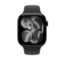 Apple Watch Series 11 GPS Smartwatch, 42 mm Jet Black Aluminium Case with Black Sport Band (M/L), MEQU4AF/A