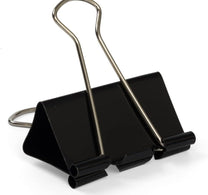 Maxi Metal Binder Clips, 51mm, 12 pcs, Black, BCL51