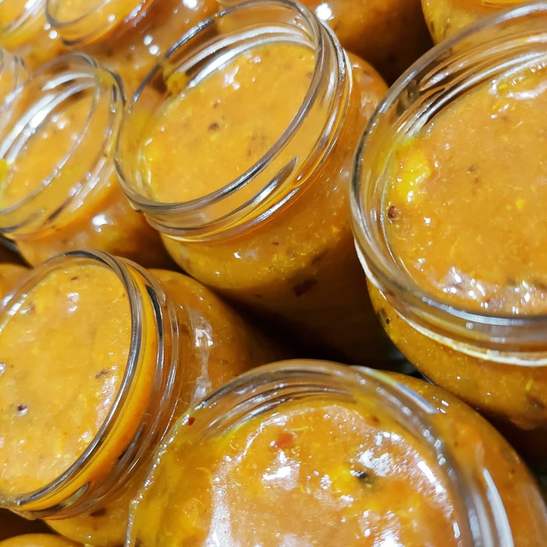 Yellow lemon ajar