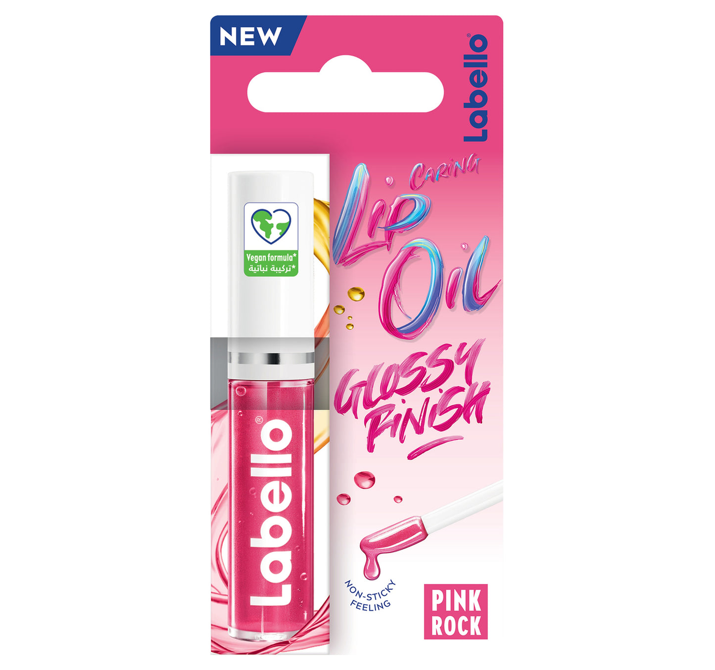 Labello Lip Oil Pink Rock Moisturising Lip Care 5.1 g