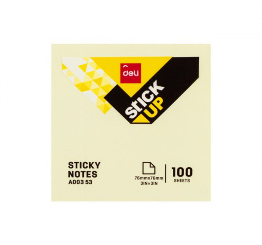 Deli Sticky Note EA00353 3x3inch Assorted