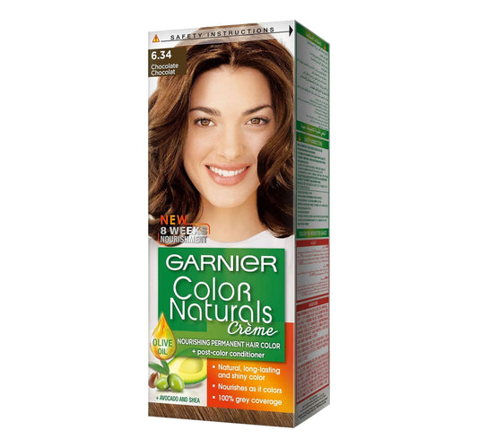 Garnier Color Naturals Creme 6.34 Chocolate Value Pack 2 x 1 pkt