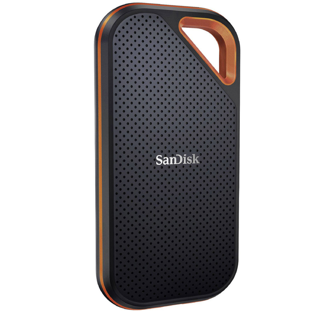 SanDisk Extreme® Pro Portable 1 TB 2.5" external SSD hard drive USB 3.2 Gen 2 (USB 3.1) Black, Orange SDSSDE81