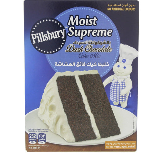 Pillsburry Moist Supreme Cake Mix Dark Chocolate 485 g