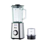 Ikon Blender With Coffee Grinder, 1.5L Glass Jar, 450 W, Stainless Steel, CB022