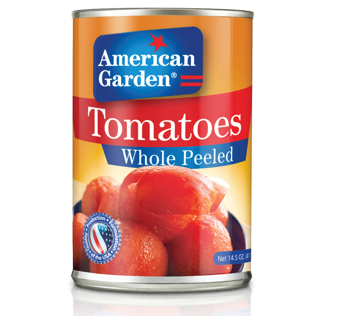 American Garden Whole Peeled Tomatoes Gluten Free 411 g