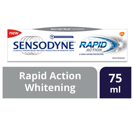 Sensodyne Rapid Action Whitening Toothpaste 75 ml