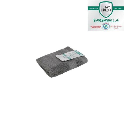 Barbarella Anti-Microbial Face Towel, 33 x 33 cm, Brown