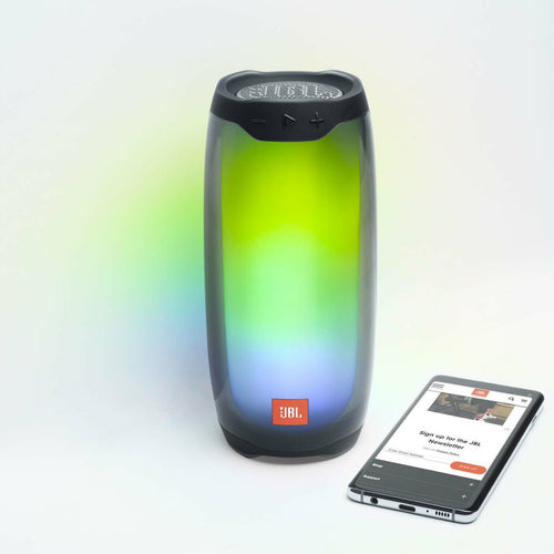 مكبر صوت بلوتوث محمول من JBL Pulse 4 باللون الأسود